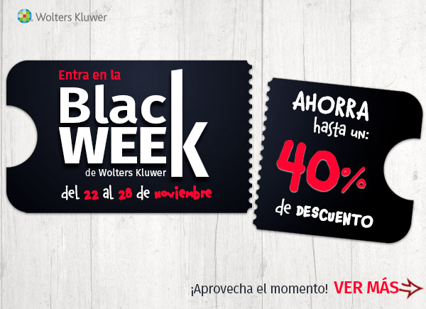 Ya está aquí la Black Week de Wolters Kluwer