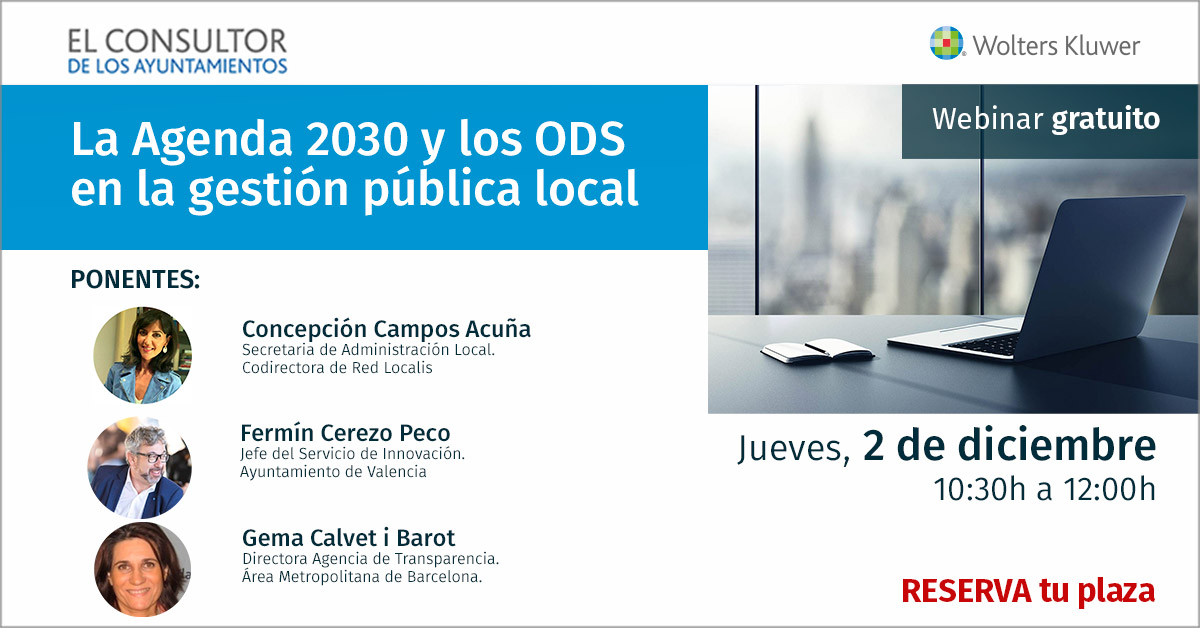 Webinar - La Agenda 2030 y los ODS en la gestión pública local