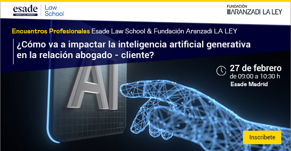 Encuentros profesionales: “¿Cómo va a impactar la inteligencia artificial generativa en la relación abogado - cliente?”