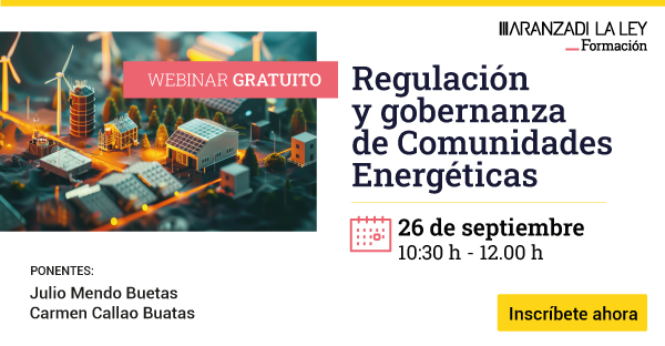 Webinar gratuito: Regulación y gobernanza de Comunidades Energéticas