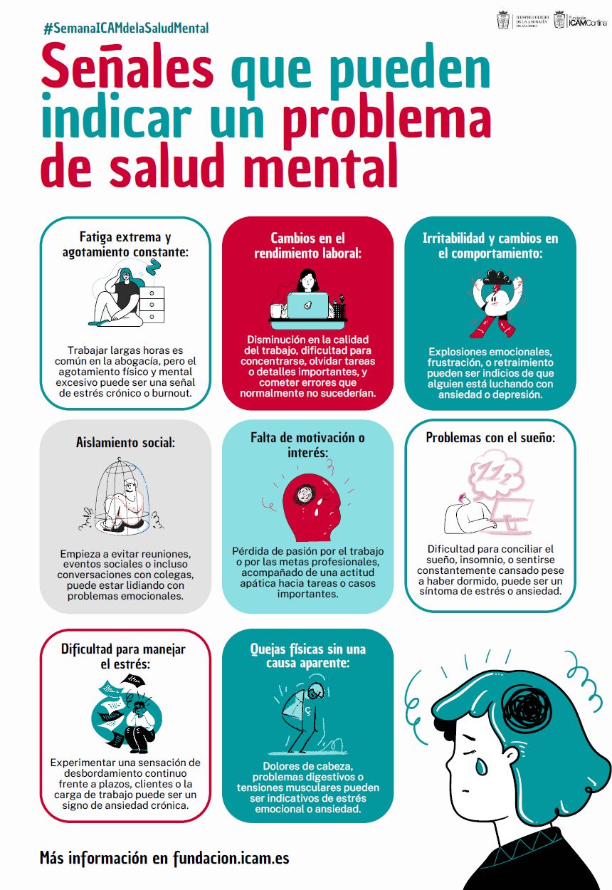 Abogado y abogada, ¿está su salud mental en orden? Estas señales le ayudarán a dar respuesta