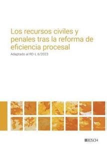 Los recursos civiles y penales tras la reforma de eficiencia procesal